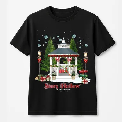 Stars Hollow Winter Carnival T-Shirt – I Smell Snow Lorelai Quote, Dragonfly Inn Gilmore Girls Christmas T-Shirt