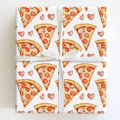 Crustworthy Kisses - Gift Wrap for Christmas, Holidays Wrapping Paper, Christmas Wrapping Paper
