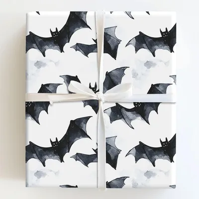 The Batty Bunch - Gift Wrap for Christmas, Holidays Wrapping Paper, Christmas Wrapping Paper