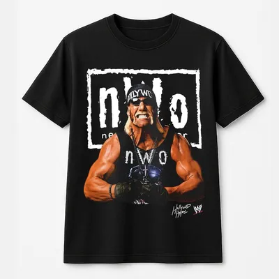 Wwe Official Nwo Hulk Hogan T-Shirt Classic Wrestling Fan T-Shirt Vintage Retro Hulkamania T-Shirt For Men And Women