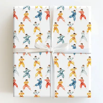 Chop Chop - Gift Wrap for Christmas, Holidays Wrapping Paper, Christmas Wrapping Paper