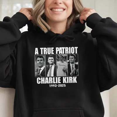 Charlie Kirk Hoodie Hoodie Gift For Him Gift For Her
