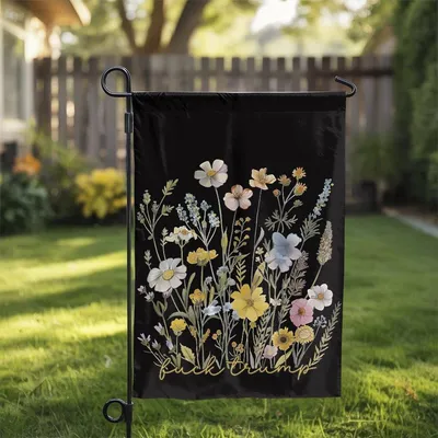 Subtle Anti Trump Flag _ Fvck Trump Flag _ Anti Maga Out Door Flag, Feminist Flag, Pro Choice Flag, Anti Trump Sign, Anti Trump Vertical Garden Flag
