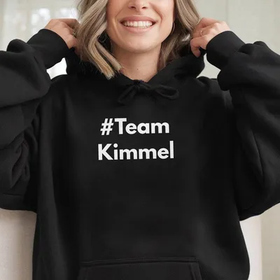 Stand With Kimmel Hoodie Team Kimmel Free Speech Graphic Hoodie Statement Hoodie For Men And Women