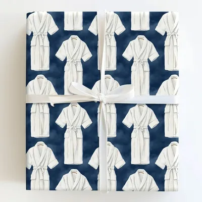 Robe Relax Refresh - Gift Wrap for Christmas, Holidays Wrapping Paper, Christmas Wrapping Paper
