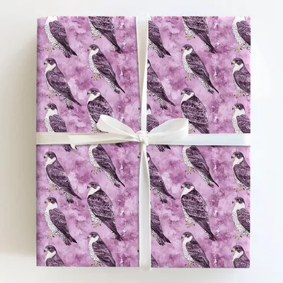 Talon Violet - Gift Wrap for Christmas, Holidays Wrapping Paper, Christmas Wrapping Paper
