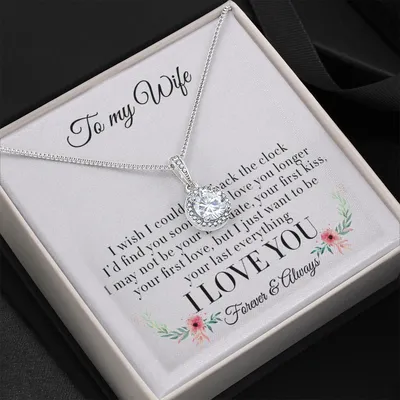 Gift For Wife I'd Find You Sooner Love You Longer Eternal Hope Necklace