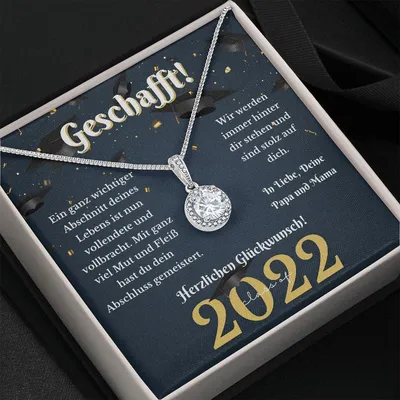 Tochter Abschlussgeschenk, Geschenk für Tochter, German Daughter Graduation Gift, College Graduation, Senior, PHD, Class of 2022