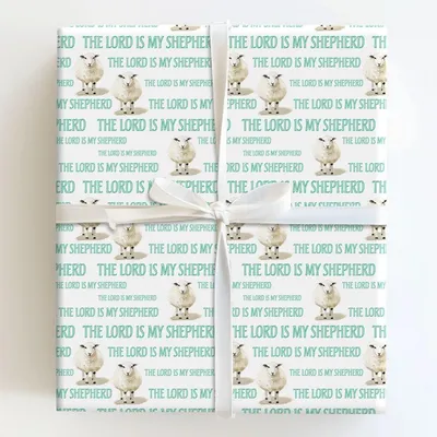 My Shepherd - Gift Wrap for Christmas, Holidays Wrapping Paper, Christmas Wrapping Paper