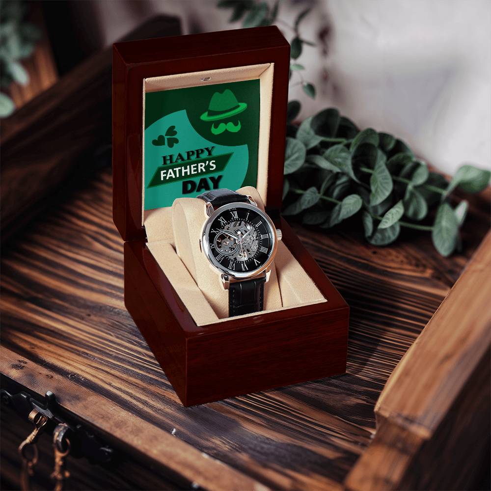 Watch For Dad Father's Day Gift Gift For Dad Father Of The Bride Gift Gift From Son Gift From Daughter Gift For Men To Dad Openwork Watch