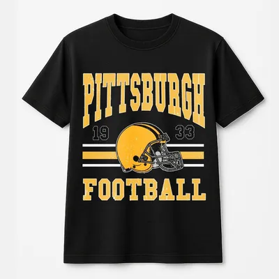 Retro Football T-Shirt Classic Steelers Fan  Vintage Football T-Shirt Game Day Outfit For Men Women