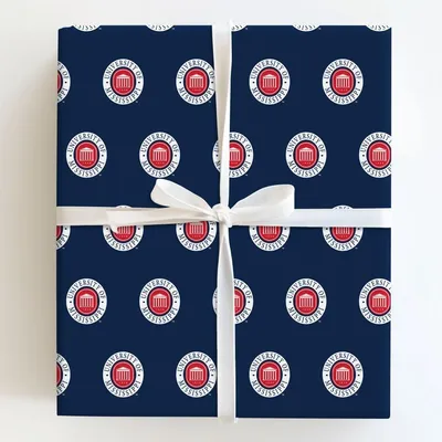 University of Mississippi Institute - Gift Wrap for Christmas, Holidays Wrapping Paper, Christmas Wrapping Paper