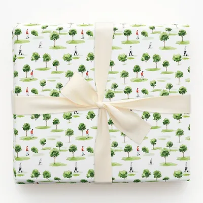 Putt Putt Time - Gift Wrap for Christmas, Holidays Wrapping Paper, Christmas Wrapping Paper
