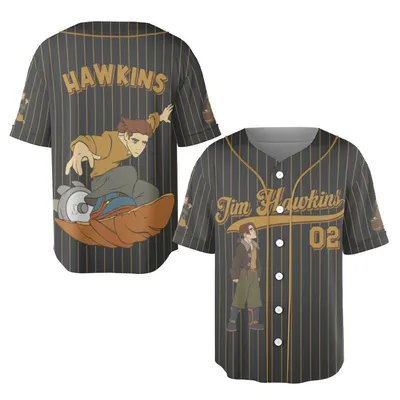Baseball Jersey, Treasure Planet Jim Hawkins Graphic Baseball Jersey, Disney Sci-Fi Adventure Movie Gift