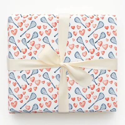 Crossing Paths with Cupid - Gift Wrap for Christmas, Holidays Wrapping Paper, Christmas Wrapping Paper