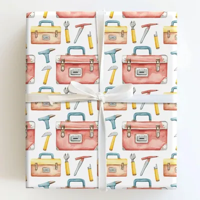 Under Construction Always - Gift Wrap for Christmas, Holidays Wrapping Paper, Christmas Wrapping Paper