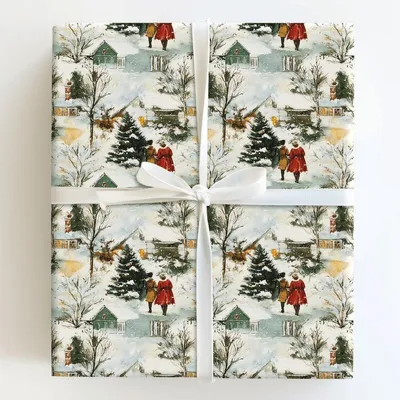 Miranda & Juls - Gift Wrap for Christmas, Holidays Wrapping Paper, Christmas Wrapping Paper