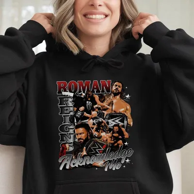 Limited Roman Reigns Hoodie Vintage Style Sport Hoodie,Menswear Top,Wwe Wrestling Fan Hoodie,Unisex Casual Graphic Hoodie