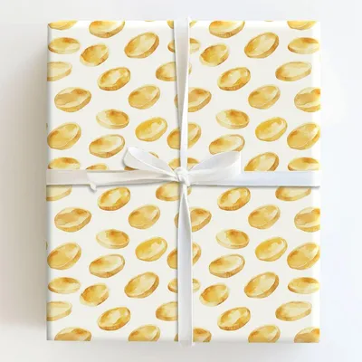 Coins of Gold - Gift Wrap for Christmas, Holidays Wrapping Paper, Christmas Wrapping Paper