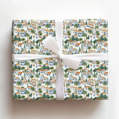Beachy Keen - Gift Wrap for Christmas, Holidays Wrapping Paper, Christmas Wrapping Paper