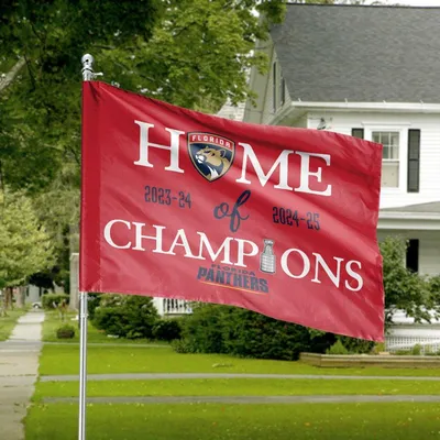 Florida Panthers Stanley Cup Champions Flag, Home Of Champions Banner, Nhl Hockey Fan Garden Flag, 2024 2025 Prediction Decor, Double Sided Yard Banner Horizontal House Flag
