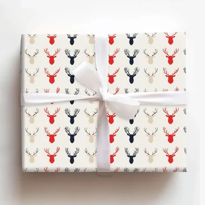 Dashers - Gift Wrap for Christmas, Holidays Wrapping Paper, Christmas Wrapping Paper