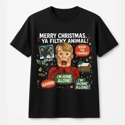 90s Christmas Comedy T-Shirt, Movie Characters T-Shirt, Vintage Merry Christmas T-Shirt, Xmas Holiday T-Shirt, Kids Christmas