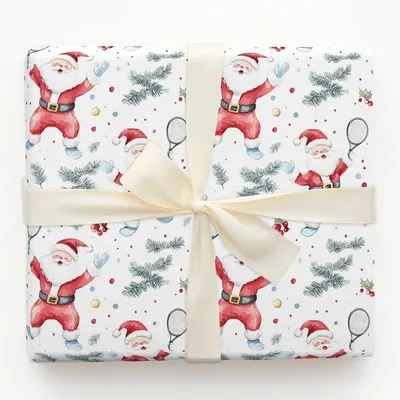 Merry Match Point - Gift Wrap for Christmas, Holidays Wrapping Paper, Christmas Wrapping Paper