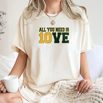All You Need Is Love Packers T-Shirt, All You Need Is Jordan Love Football T-Shirt, Football Lover T-Shirt, Love Football