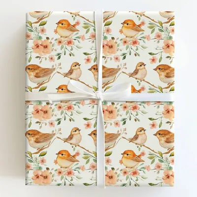 Tweet Pea - Gift Wrap for Christmas, Holidays Wrapping Paper, Christmas Wrapping Paper