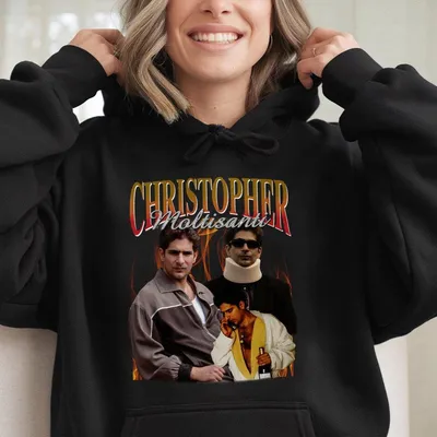 Christopher Moltisanti Vintage Hoodie - Actor Homage Graphic Unisex Hoodie - Retro 90'S Fans Hoodie Gift Classic Cotton