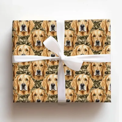 Shedding the Spot - Gift Wrap for Christmas, Holidays Wrapping Paper, Christmas Wrapping Paper