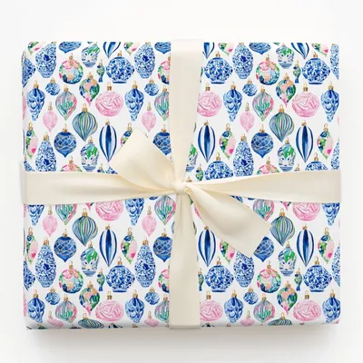 Prep and Sparkle - Gift Wrap for Christmas, Holidays Wrapping Paper, Christmas Wrapping Paper