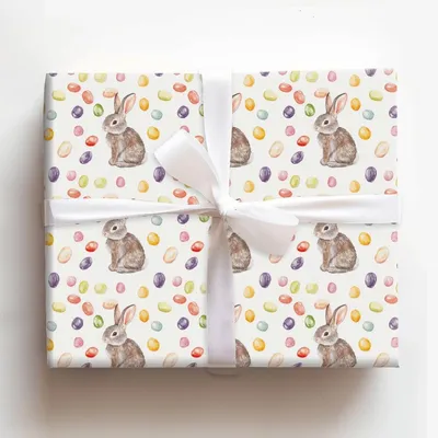 Bean There Hopped That - Gift Wrap for Christmas, Holidays Wrapping Paper, Christmas Wrapping Paper