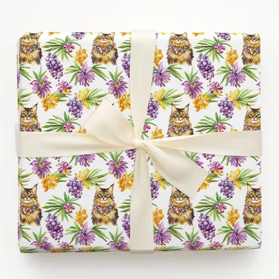Bourbon Street Beauty - Gift Wrap for Christmas, Holidays Wrapping Paper, Christmas Wrapping Paper