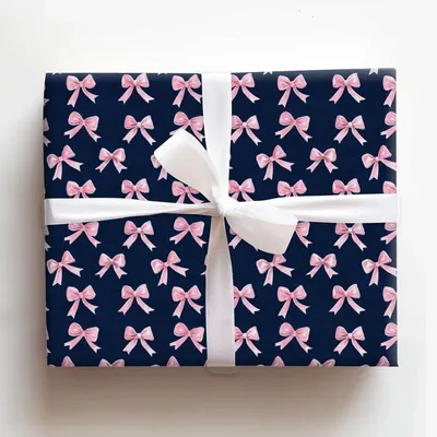 Rosebud Knot - Gift Wrap for Christmas, Holidays Wrapping Paper, Christmas Wrapping Paper