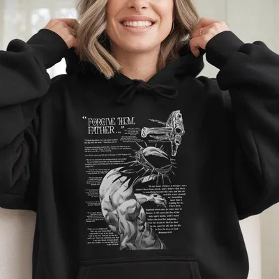 Forgive Them Hoodie,Father Bible Verses Print Hoodie Unisex Fabric For Men For Women,Hoodie Trending Men'S