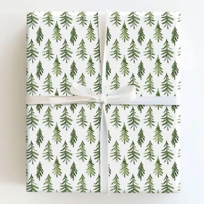 Winter Forest Era - Gift Wrap for Christmas, Holidays Wrapping Paper, Christmas Wrapping Paper