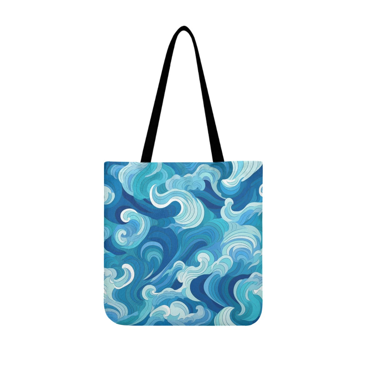 Wave Art Cloth Tote Bags