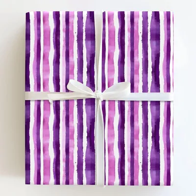 Spokane in Stripes - Gift Wrap for Christmas, Holidays Wrapping Paper, Christmas Wrapping Paper