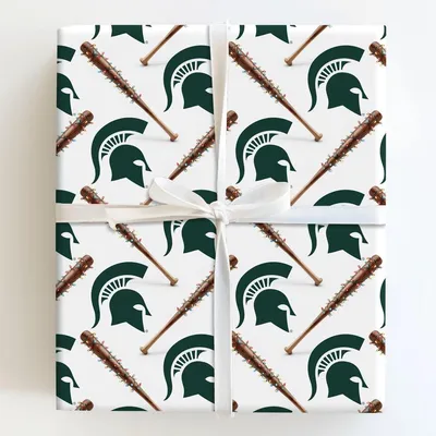 Spartan Holiday Sluggers - Gift Wrap for Christmas, Holidays Wrapping Paper, Christmas Wrapping Paper