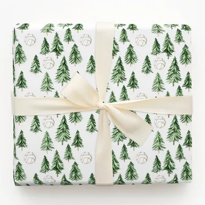 Tree Rally - Gift Wrap for Christmas, Holidays Wrapping Paper, Christmas Wrapping Paper