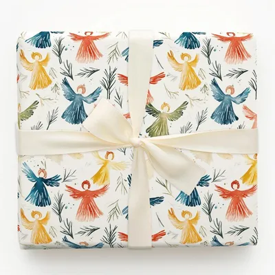 Herald Angels Sing - Gift Wrap for Christmas, Holidays Wrapping Paper, Christmas Wrapping Paper