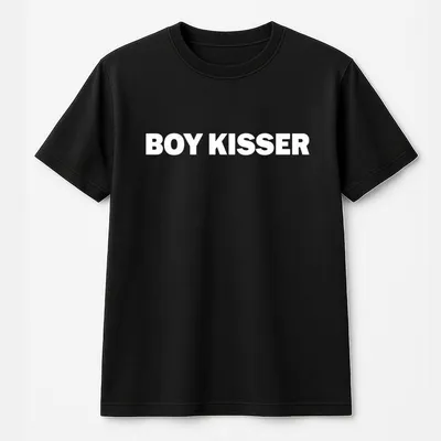 Boy Kisser T-Shirt, Gay T-Shirt, T-Shirt For Gay Friend, Pride T-Shirt, Funny T-Shirt, Funny Gift, T-Shirt For Friend, Funny Gag Gift, Lgbt