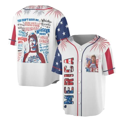 Merica Baseball Jersey, Patriotic Usa Flag Baseball Jersey, Funny 4th Of July Outfit, American Pride Independence Day Gift For Men And Women
