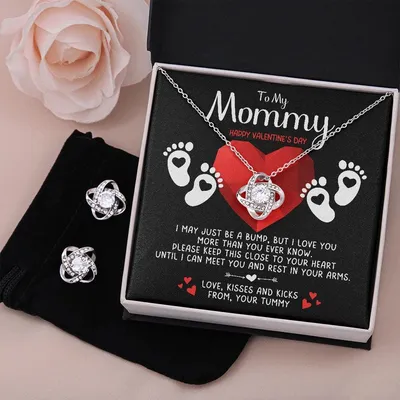Valentines Gift for New Mom, Pregnant Wife Gift, Gift For Pregnant Wife, Jewelry For Pregnant Wife, Expecting Wife Valentine Day Gift