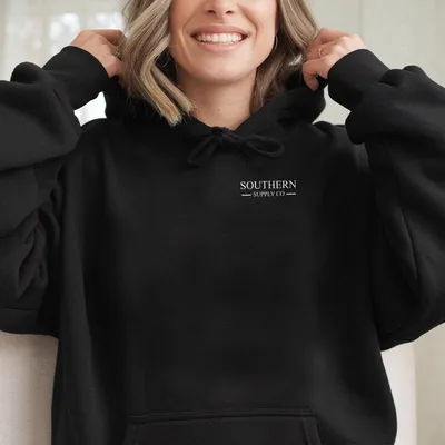 Simply Southern Outfitters Hoodie Vintage Buck Print For Nature Enthusiasts Warm Durable Unisex Casual Outdoor Adventure