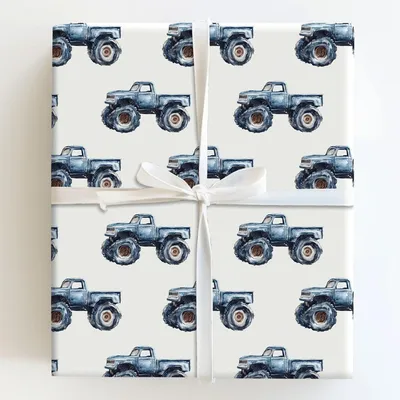 Smash Crash and Celebrate - Gift Wrap for Christmas, Holidays Wrapping Paper, Christmas Wrapping Paper