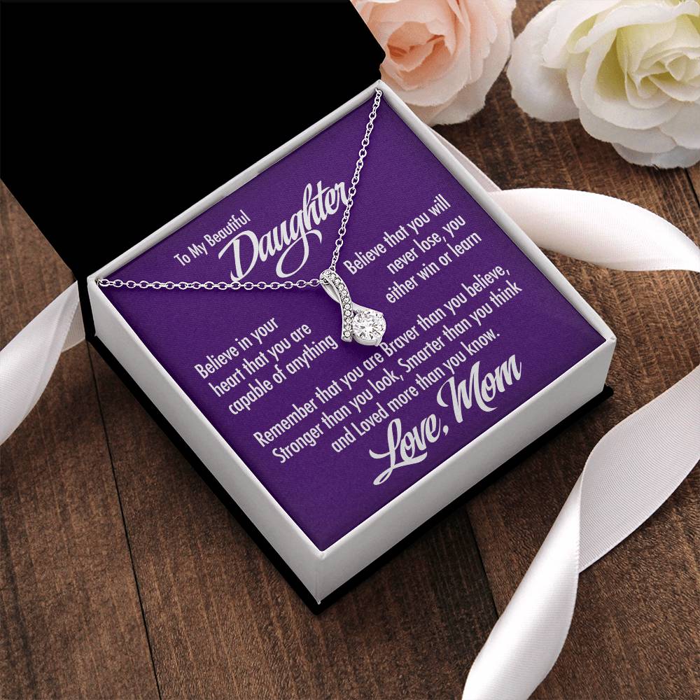 To My Beautiful Daughter 5 Alluring Beauty Necklace
