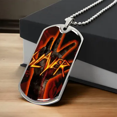Slayer Chain - Army Tag Necklace, Dog Tag